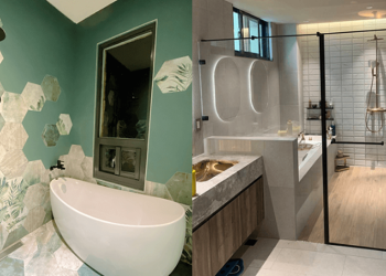 2024浴室設計淋浴拉門風格一覽|誰說浴室只能銀白色?暗色系、黑色系淋浴拉門,搭配特殊色系衛浴更率性